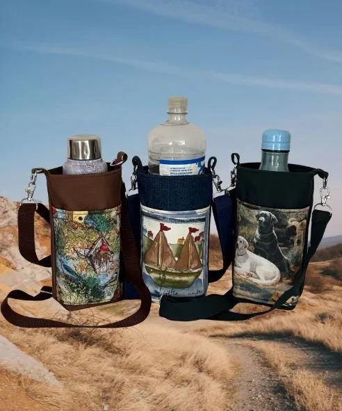 Spring Style Revival: Handmade Water Bottle Holders & Totes